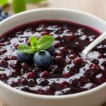 Juicy Loin with Sweet Blueberry Sauce 2 Sweet Blueberry Sauce