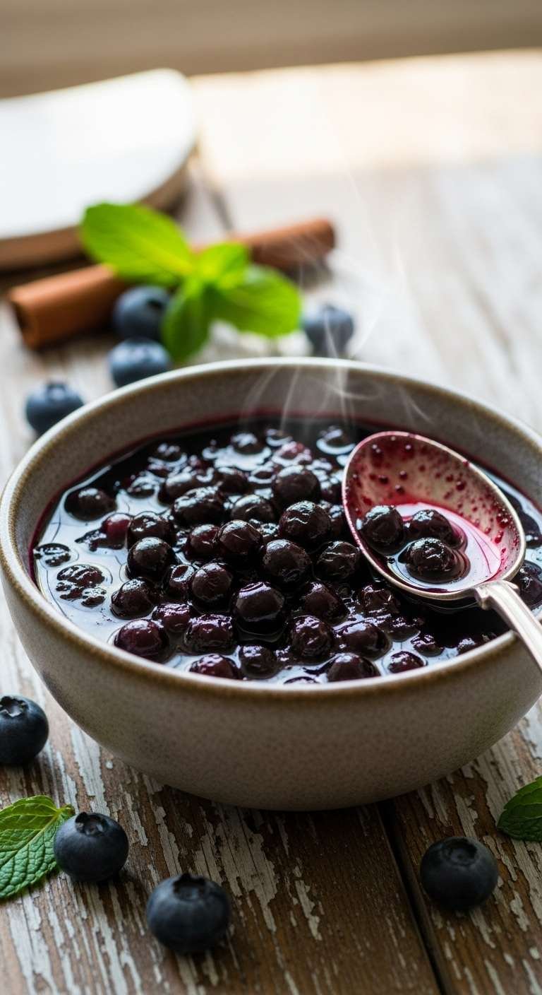 Juicy Loin with Sweet Blueberry Sauce 3 Sweet Blueberry Sauce