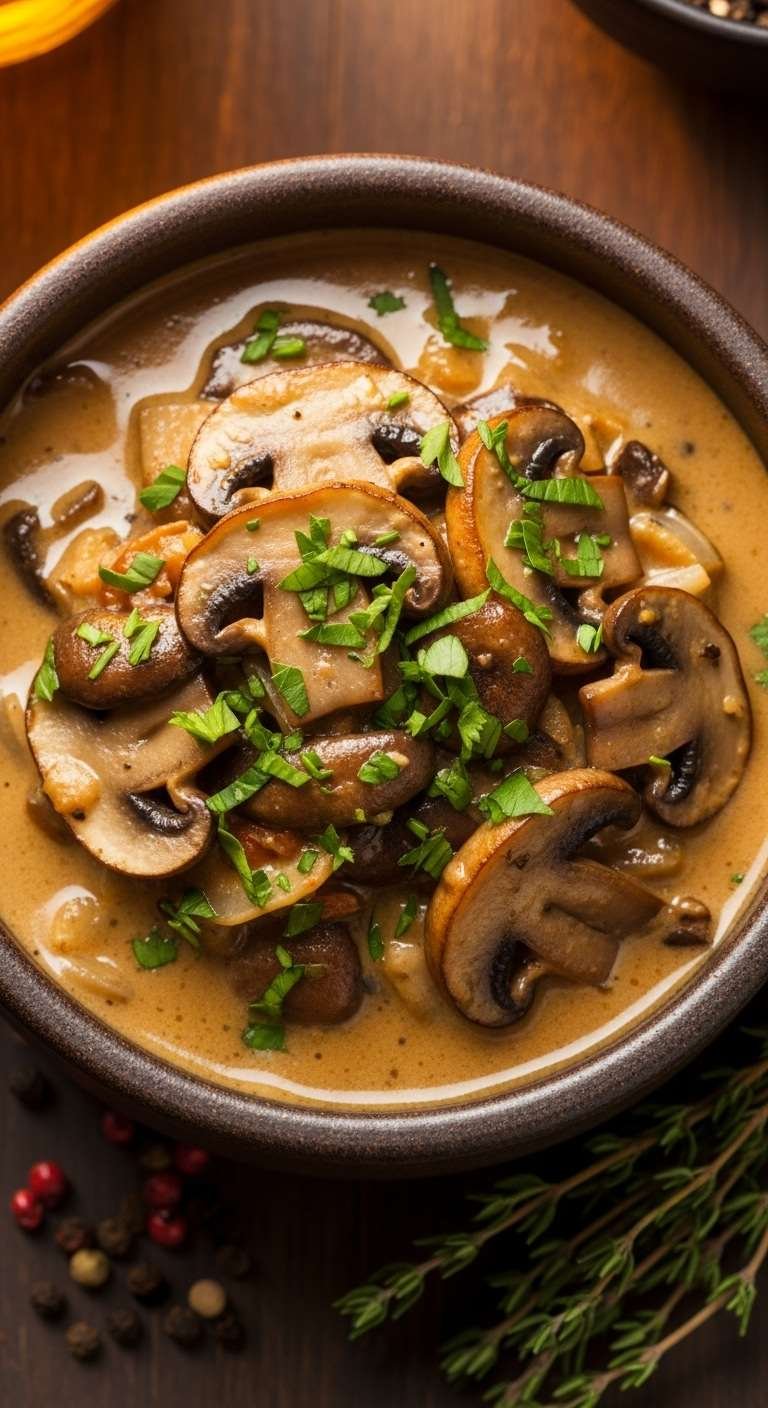 Rich Mushroom Sherry Cream Sauce in Minutes 3 Mushroom Sherry Cream Sauce