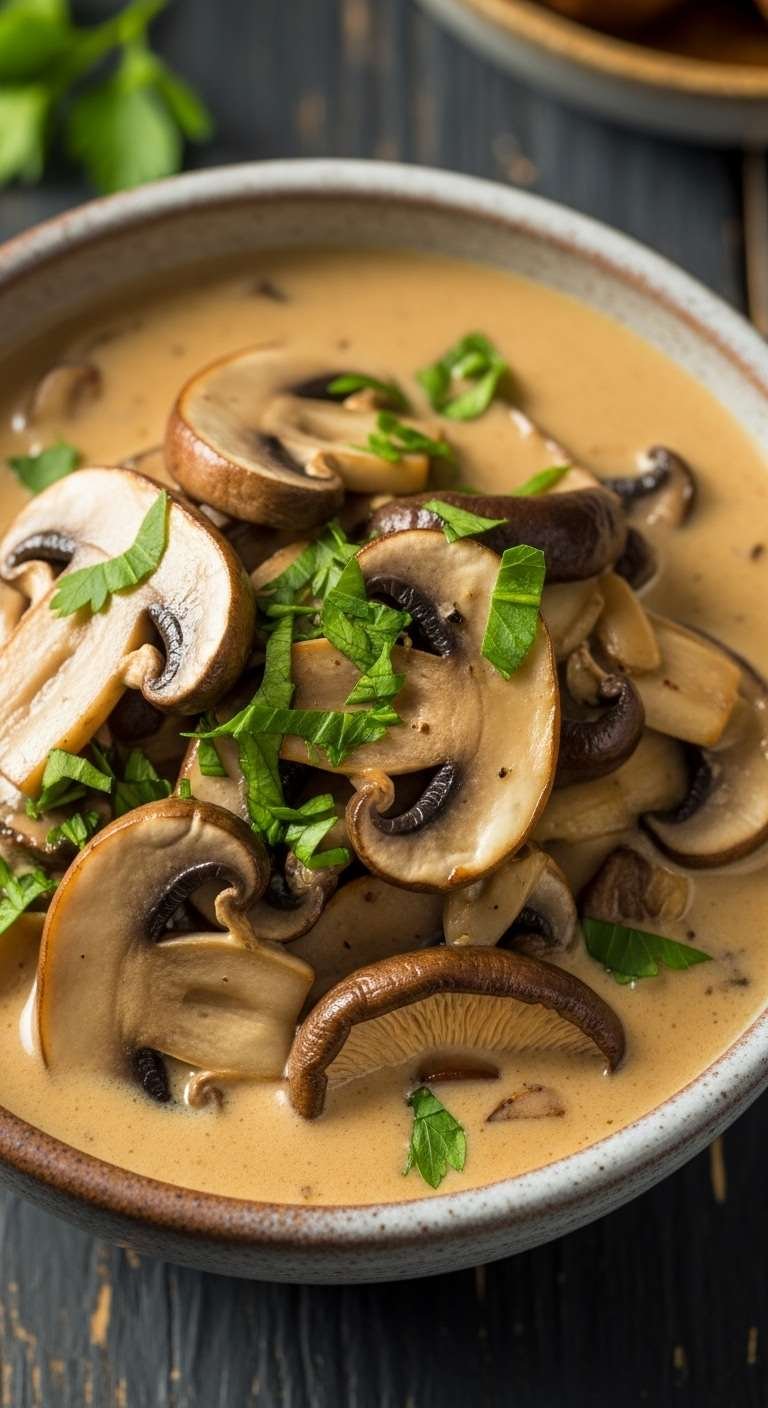 Mushroom Sherry Cream Sauce Mushroom Sherry Cream Sauce