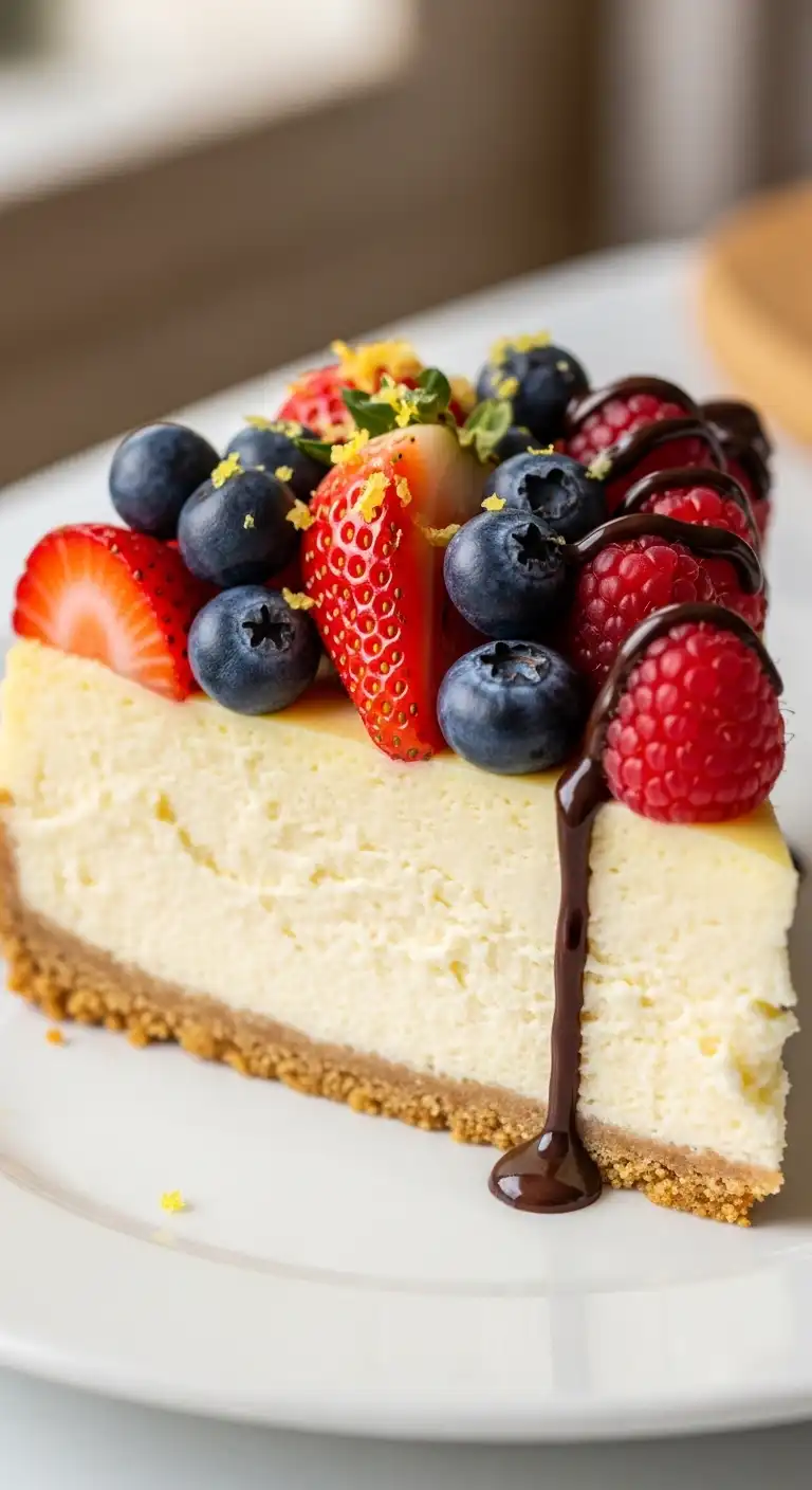 Easy Cheesecake Recipe: 5-Minute Dessert Magic 6 cheese cake