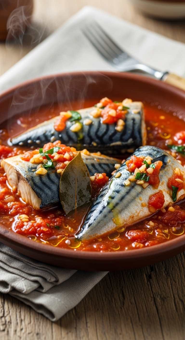Mackerel Works Perfectly in Tomato Sauce Mackerel Works Perfectly in Tomato Sauce