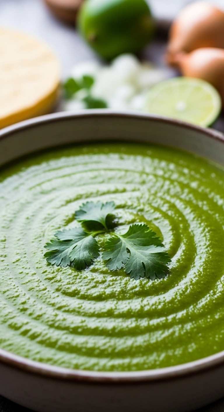 Green Low FODMAP Enchilada Sauce (No Tomatillos Needed) Green Low FODMAP Enchilada Sauce (No Tomatillos Needed)