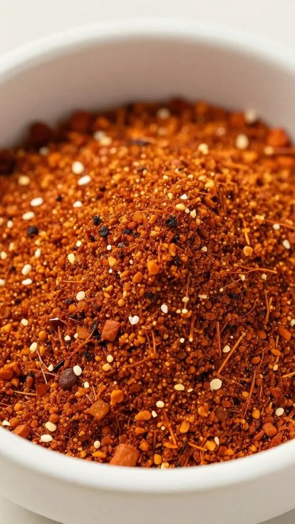 Taco Seasoning Recipe That Sizzles in Minutes 5 closeup of whisk blending taco seasoning in small bowl