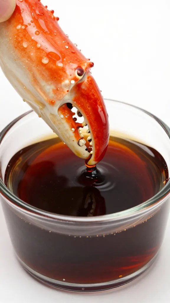 Stone Crab Dipping Sauce: Citrus Kick You’Ll Crave 3 Closeup of stone crab claw dipping sauce in glass ramekin