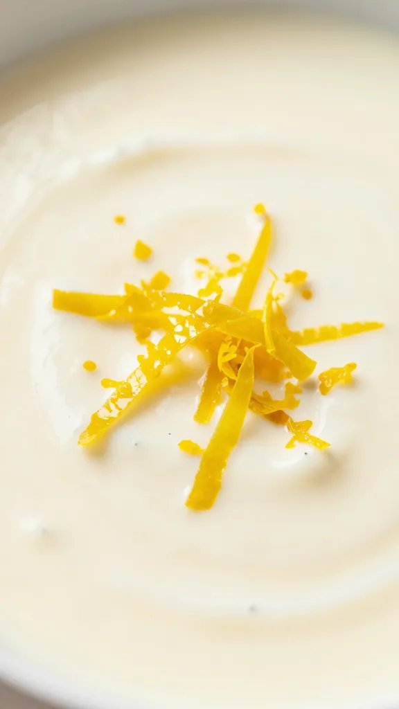 Stone Crab Dipping Sauce: Citrus Kick You’Ll Crave 4 Macro shot of lemon zest grated over creamy sauce surface