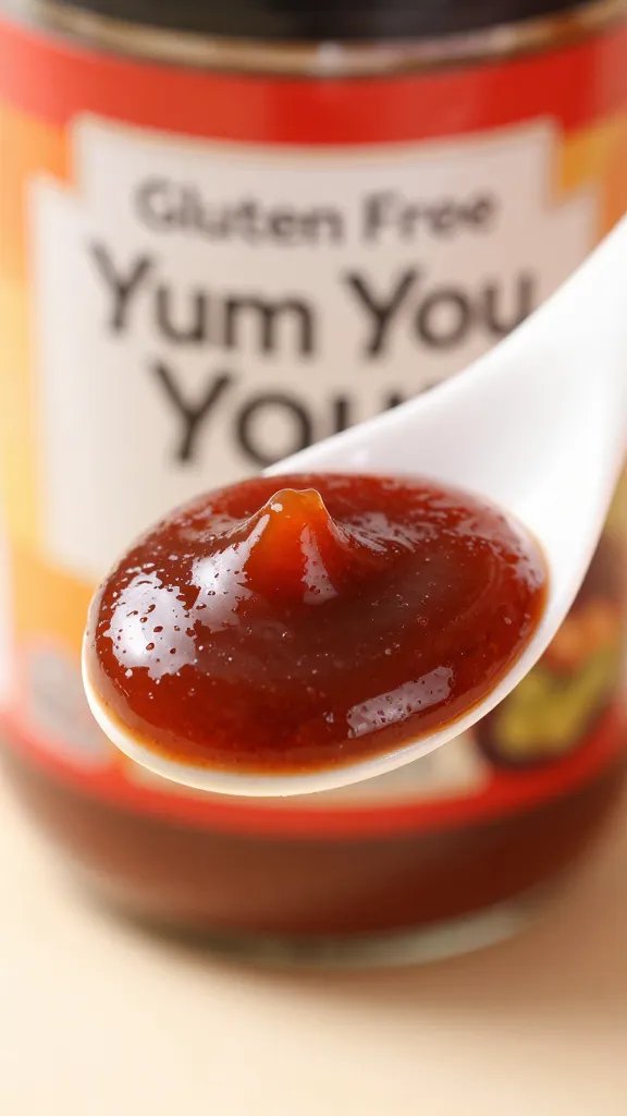 Gluten Free Yum Yum Sauce: Dip Magic You’Ll Love 3 closeup of gluten free yum yum sauce dollop on white spoon