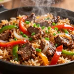Beef Pepper Rice Recipe: Weeknight Wow in One Pan 2 Beef Pepper Rice