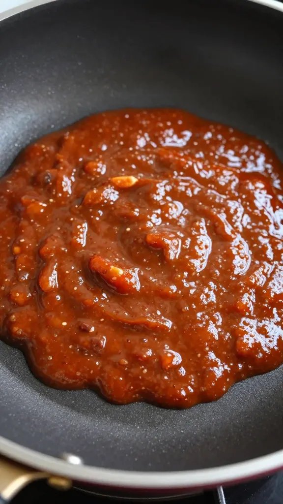 Pf Changs Pepper Steak Recipe: Weeknight Restaurant Stars 3 closeup of glossy pepper steak sauce in sizzling skillet